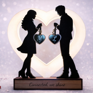 قطعة ديكور مضيئة بتصميم رومانسي