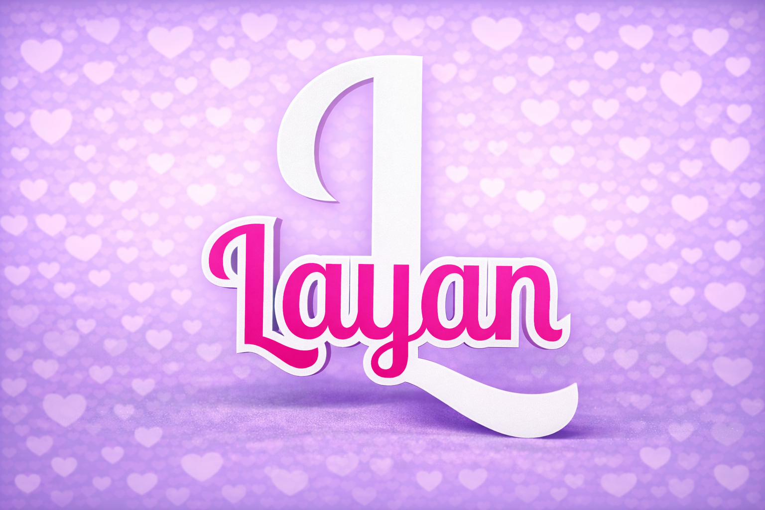 لوغو ثلاثي الأبعاد – ديكور/لوحة اسم مخصصة - الصورة 2