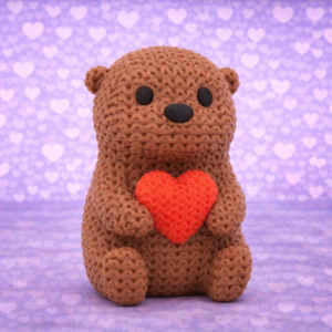 مجسم دبدوب مع قلب – هدية لطيفة تعبر عن الحب