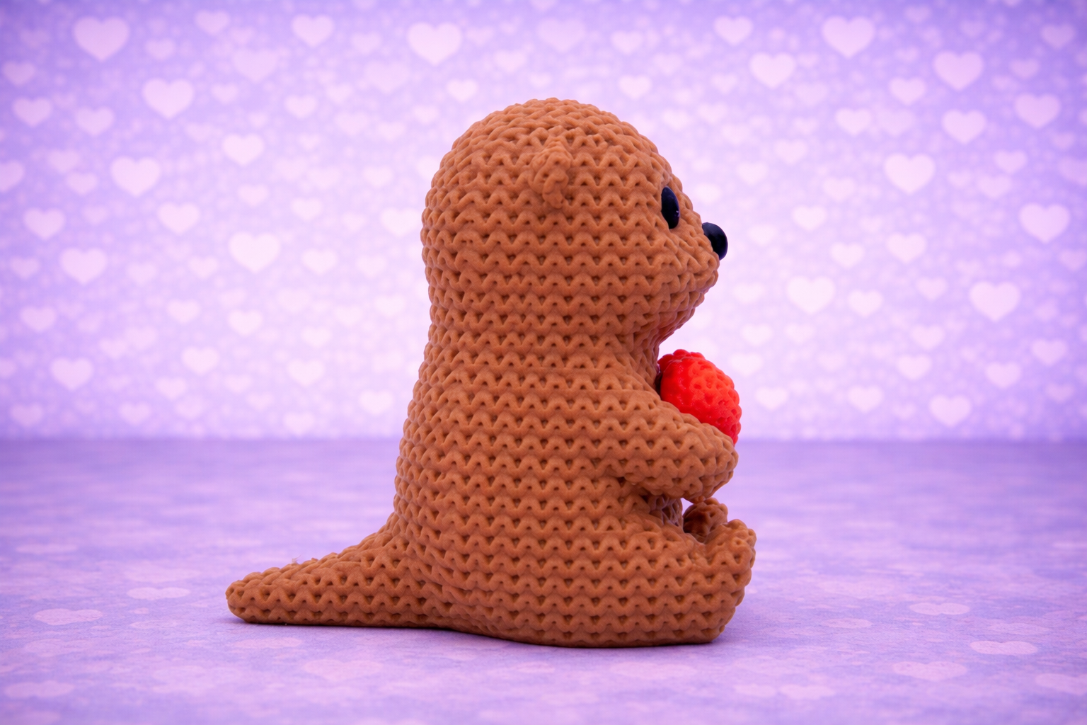 مجسم دبدوب مع قلب – هدية لطيفة تعبر عن الحب - الصورة 2