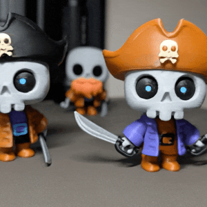 مجسمات شخصيات مكعبة ثلاثية الأبعاد – ديكور وهدايا